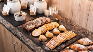 Gratis frukostbuffé varje dag