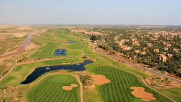 Vue sur le complexe touristique