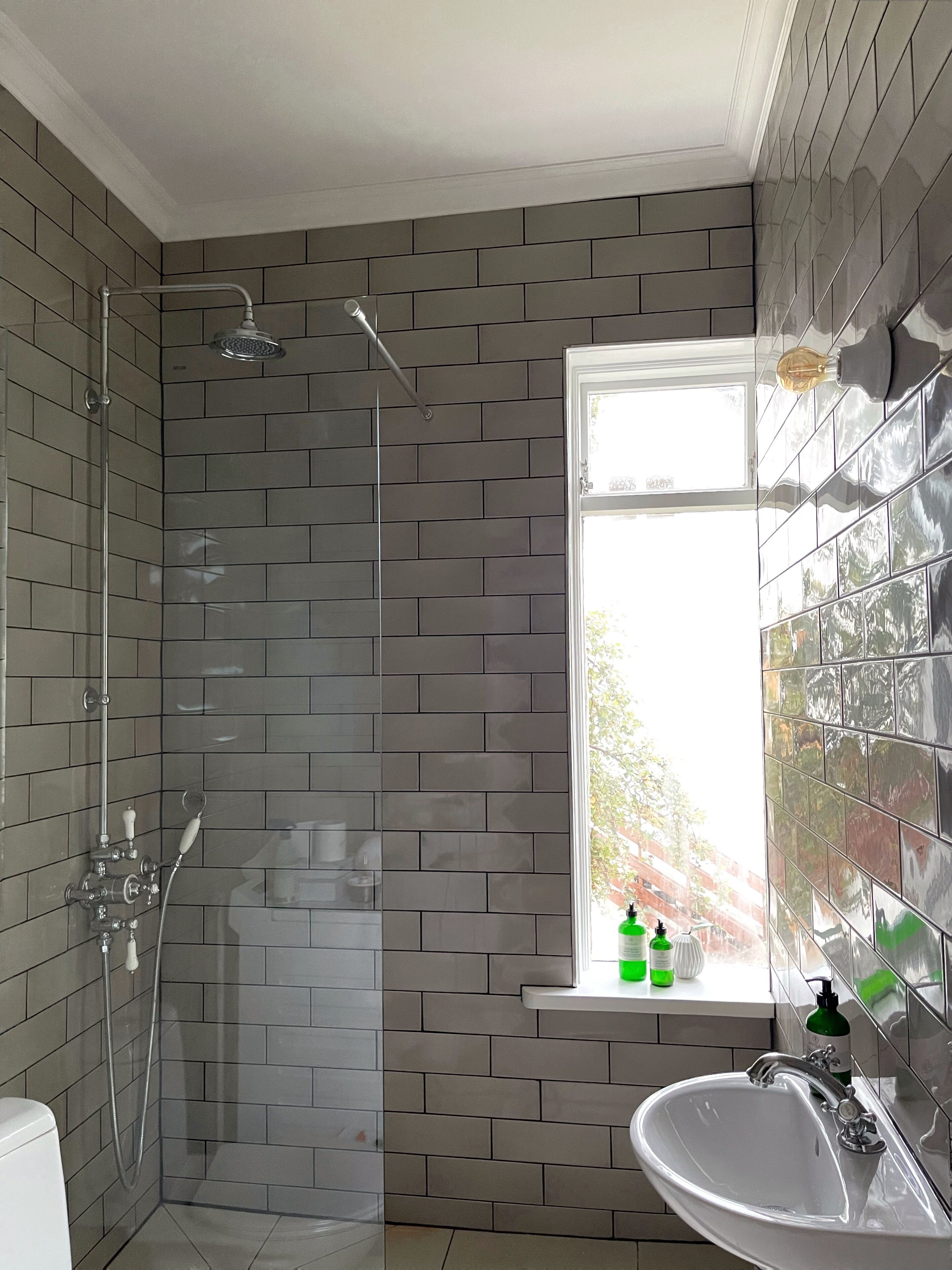 design apartment | bathroom | free toiletries, hair dryer, dressing gowns