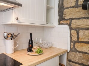 Fridge, dishwasher, electric kettle, toaster
