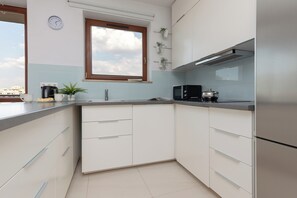 Apartment, 2 Schlafzimmer, 2 Bäder | Eigene Küche | Mikrowelle, Ofen, Kochgeschirr/Geschirr/Besteck