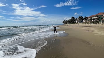 On the beach