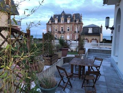 L'Appart Cabourg terrasse mer