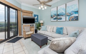 Living area - Phoenix Vi 6015 3 Bedroom Condo (Orange Beach)