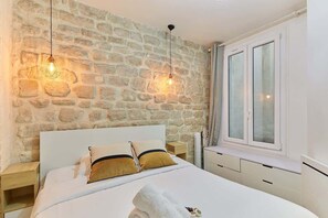 1 bedroom, iron/ironing board, travel crib, free WiFi