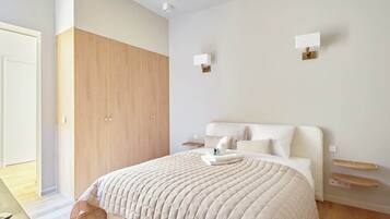 1 slaapkamer, een strijkplank/strijkijzer, gratis wifi, beddengoed