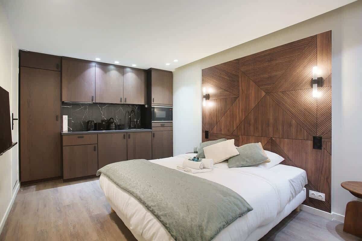 1 makuuhuone, silitysrauta/-lauta, ilmainen Wi-Fi, vuodevaatteet