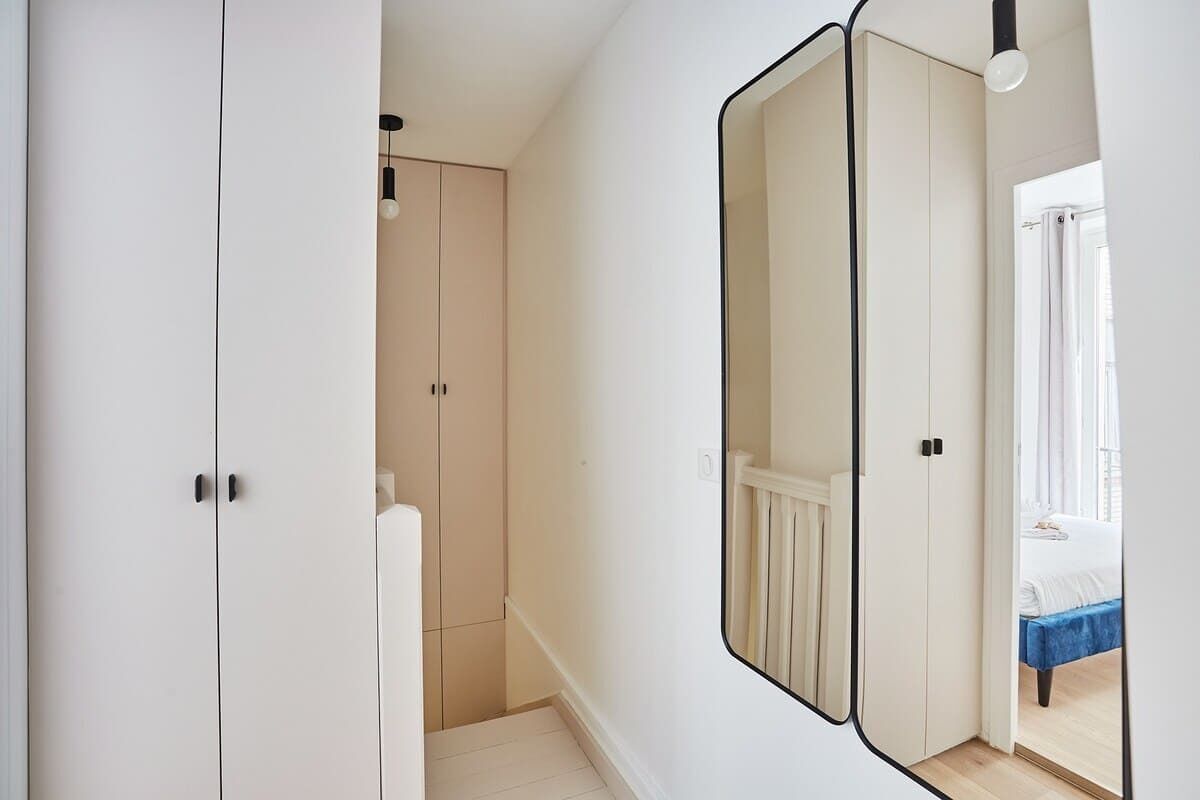 2 makuuhuonetta, silitysrauta/-lauta, ilmainen Wi-Fi, vuodevaatteet