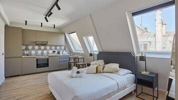 1 chambre, fer et planche à repasser, Wi-Fi gratuit, draps fournis