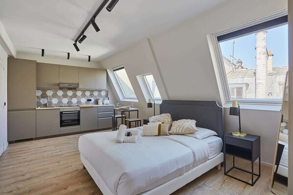 1 bedroom, iron/ironing board, free WiFi, bed sheets