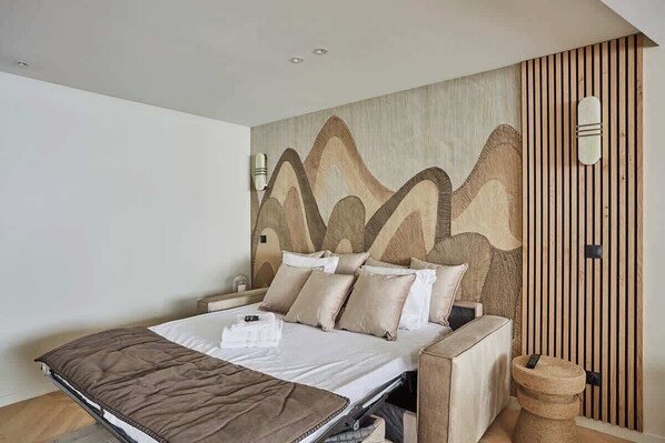 3 chambres, fer et planche à repasser, accès au Wi-Fi (inclus)