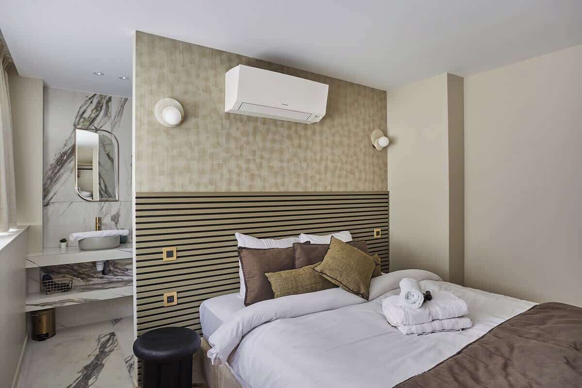 2 chambres, fer et planche à repasser, Wi-Fi gratuit, draps fournis