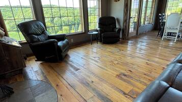 TV connectée, cheminée