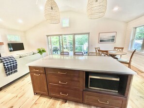 Interior - Stunning 150' ft footage on bay, 2 beachfront homes, 5 bedrooms & game room. (Suttons Bay)