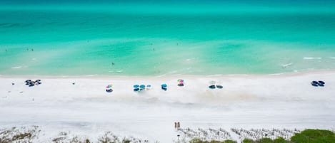 Vlak bij het strand