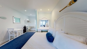 Down duvets, Select Comfort beds, iron/ironing board, free WiFi