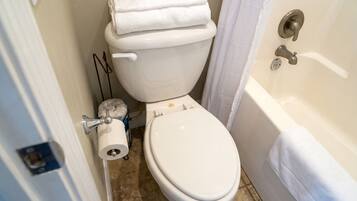 Towels, soap, toilet paper