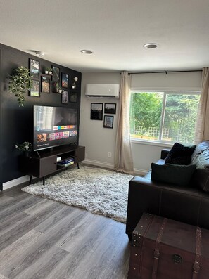 TV connectée, cheminée