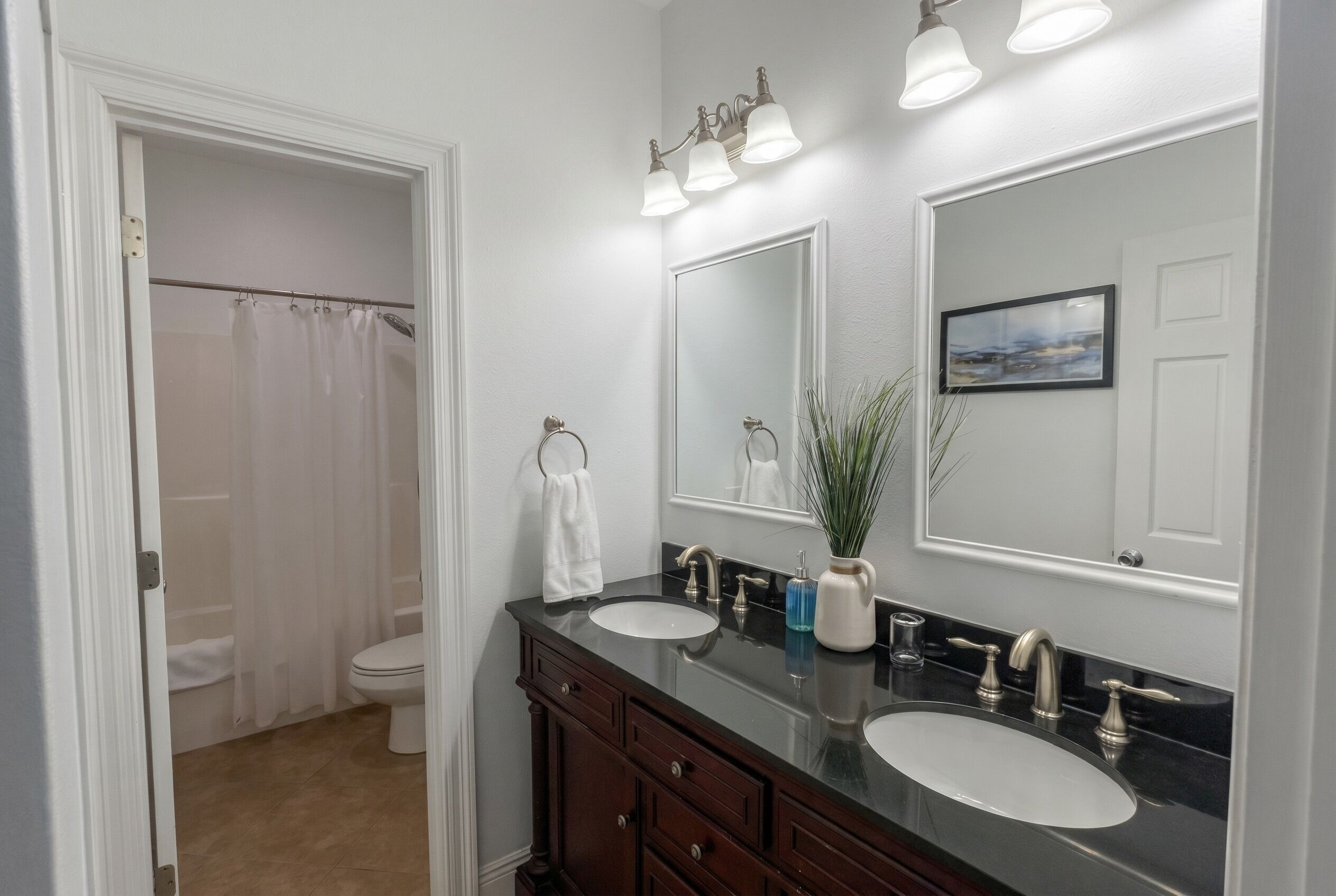 Towels, soap, toilet paper