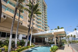 Exterior - Aqua Aloha Surf Waikiki 219 Moderate Studio with Partial City Views, Sleeps 2 (Honolulu)
