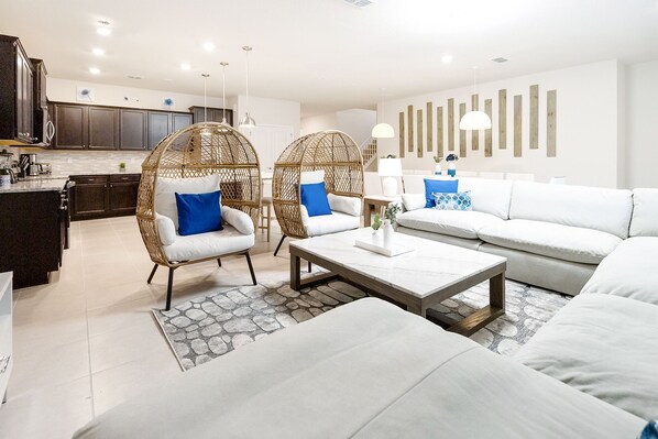 Smart-tv och bordsfotboll