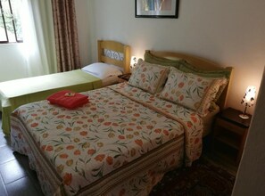 1 غرفة نوم وواي فاي وملاءات أسرّة