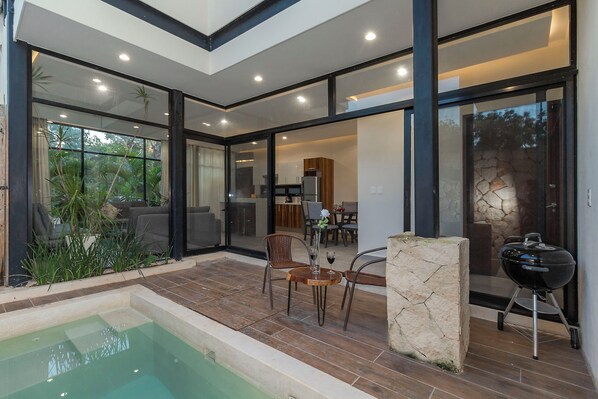 Interior -  Hermosa Villa familiar con alberca privada, muy cerca de zonas activas en Tulum (Tulum)