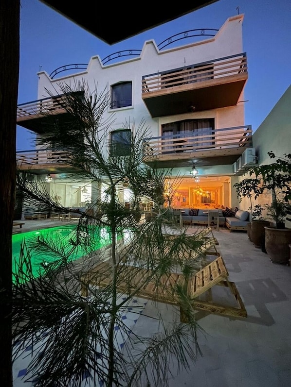 Terrace/patio - The best place to stay in Tamragh_Great Mountain,Ocean view_5 min from the beach (Tamraght -Taghazout)