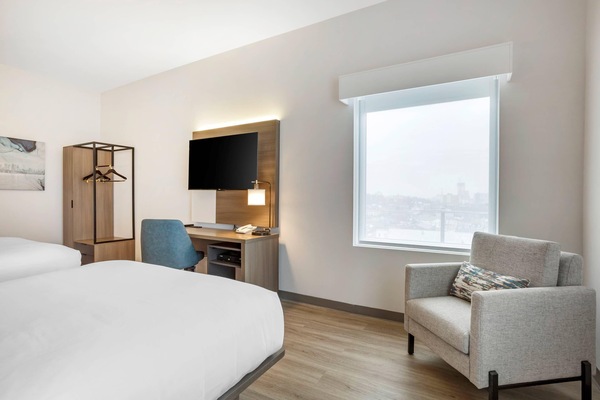 Room, 2 Queen Beds, Non Smoking | Premium bedding, desk, laptop workspace, blackout drapes