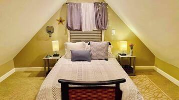 2 bedrooms, iron/ironing board, travel crib, free WiFi