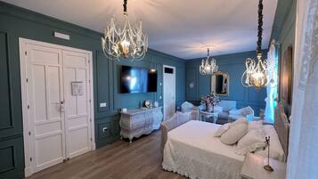 Habitación de lujo | 1 dormitorio, sábanas de algodón egipcio, ropa de cama de alta calidad