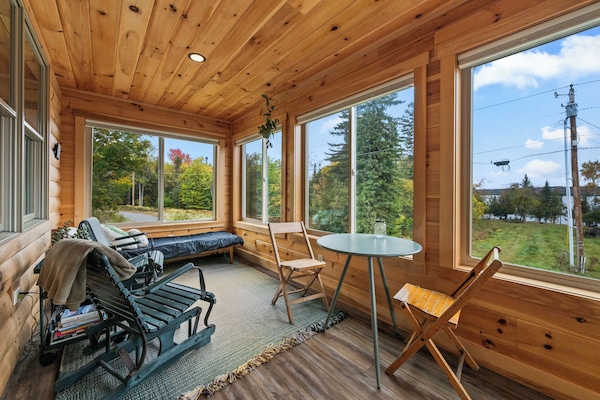 Welcome to Niboban #17! Porch with Views of Rangeley Lake