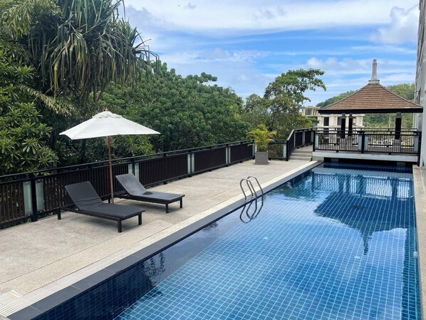 Pool - Private apartment jungle view Kamala Falls U11 (Kamala)