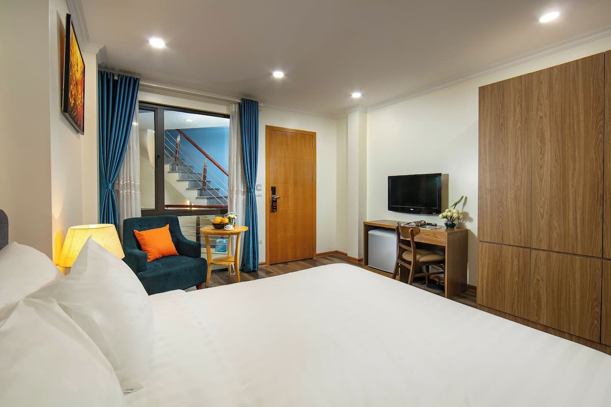 Sábanas de algodón egipcio, ropa de cama de alta calidad y minibar