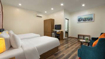 Draps en coton égyptien, literie de qualité supérieure, minibar