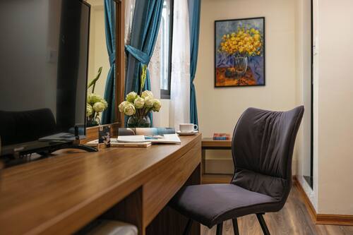 Habitación ejecutiva doble, 1 cama de matrimonio, vistas a la ciudad | Sábanas de algodón egipcio, ropa de cama de alta calidad, minibar