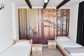 3 chambres, fer et planche à repasser, Wi-Fi, draps fournis