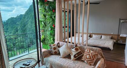 Unique Boho Retreat : Onsen & Mountain View