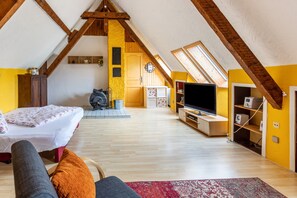 1 chambre, fer et planche à repasser, Wi-Fi gratuit, draps fournis