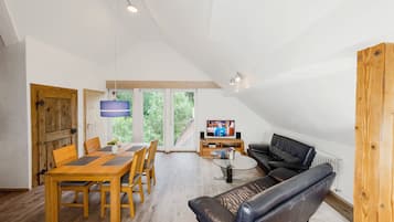 Televisión, reproductor de DVD y estéreo