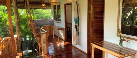 Basic Double Room, 1 Queen Bed, Balcony, Garden View | Terrace/patio