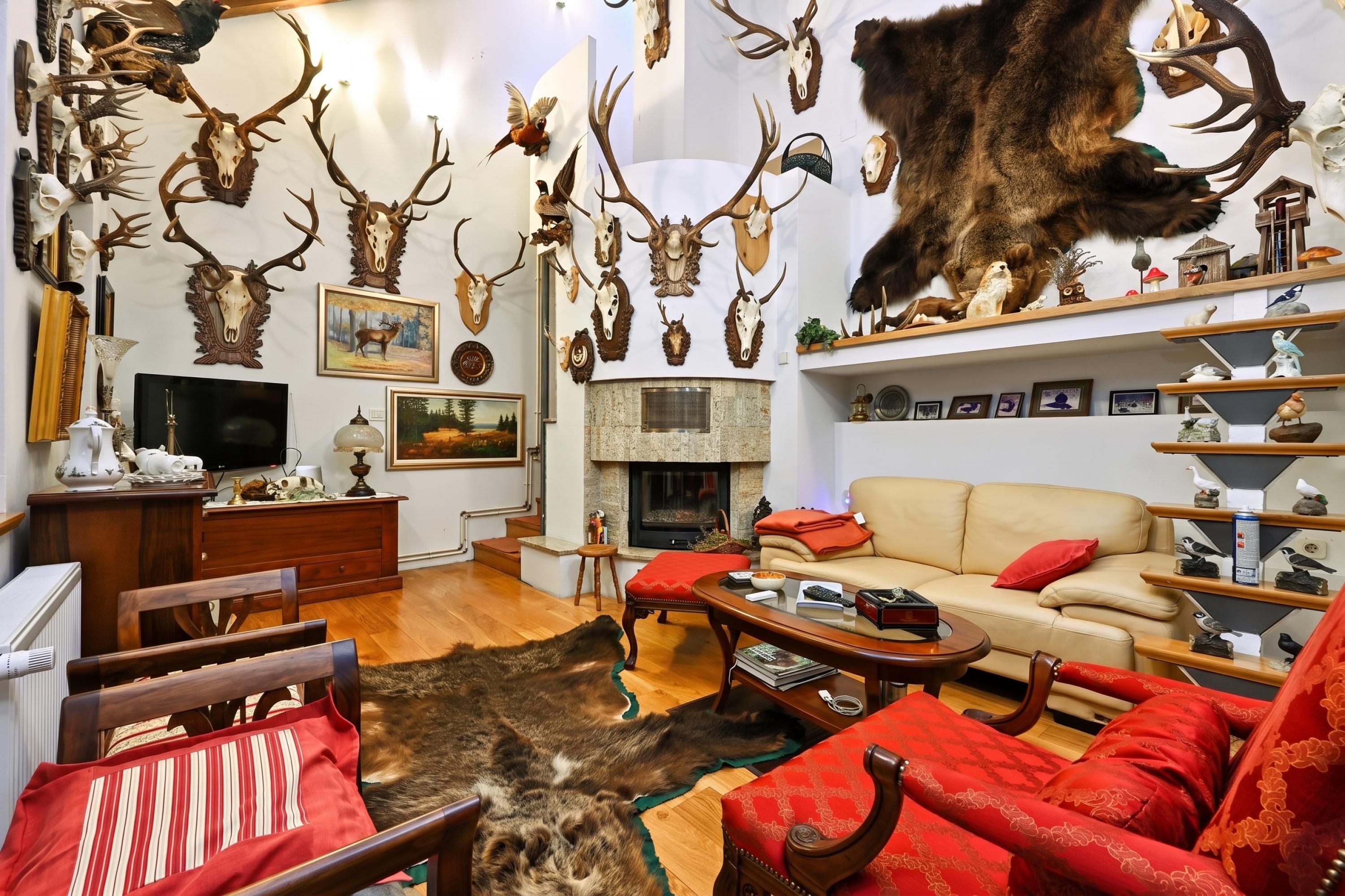 TV, fireplace, stereo