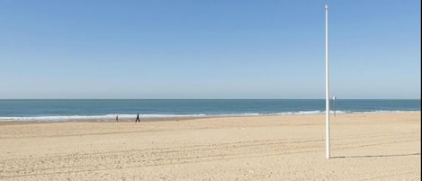 On the beach