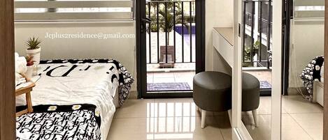 1 slaapkamer, een bureau, een strijkplank/strijkijzer, gratis wifi