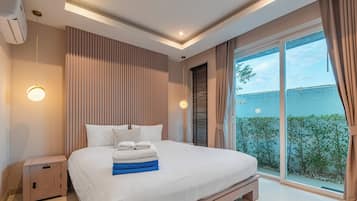 Deluxe Villa | 2 bedrooms, free minibar, in-room safe, iron/ironing board