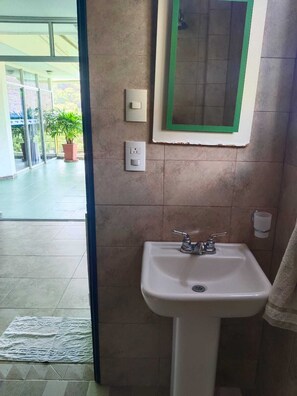 Towels, soap, toilet paper
