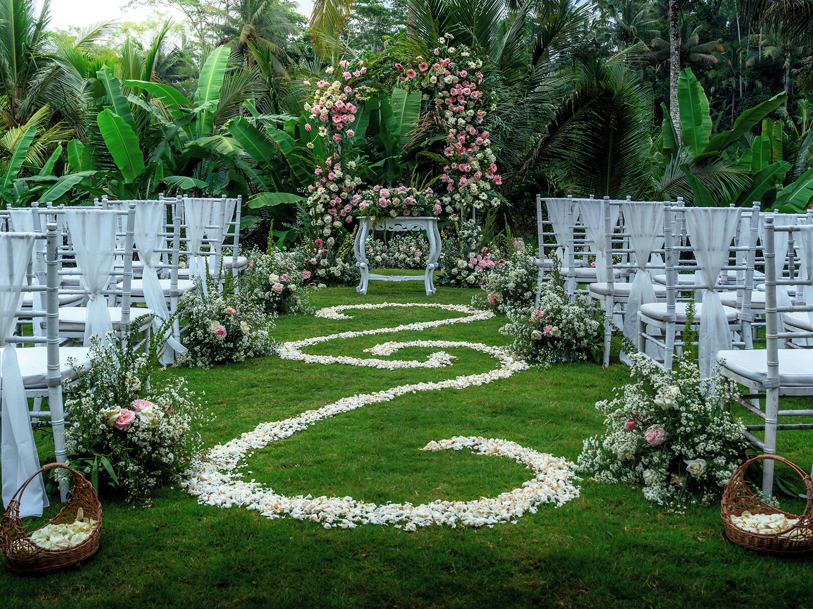 Aussenbereich für Hochzeiten