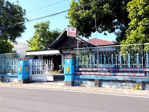 Majoituspaikan julkisivu