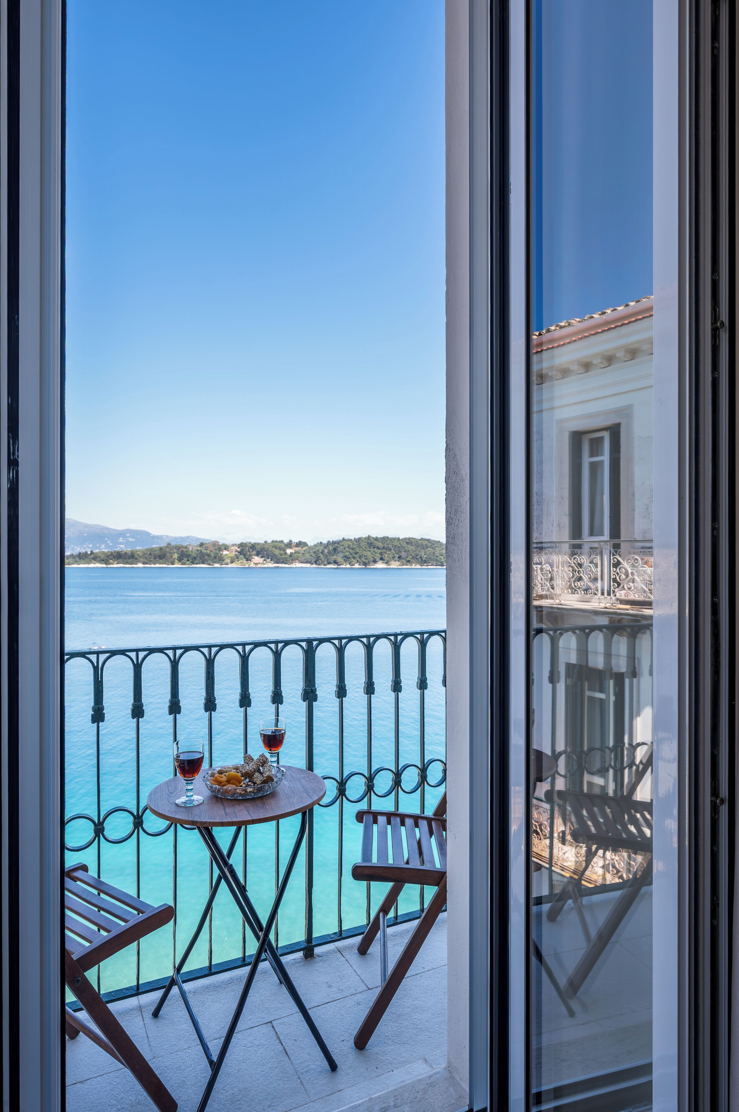 جناح - غرفة نوم واحدة - بشرفة - بمنظر للبحر | شرفة