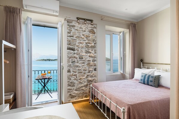 Superior Studio Suite, 1 Double Bed, Balcony, Sea View | View from room - Fotiadis Family Luxury Suites by Konnect (Corfu)